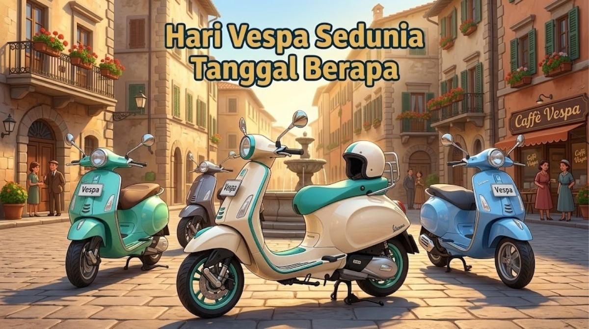 Hari Vespa Sedunia Tanggal Berapa Diperingati Setiap Kapan