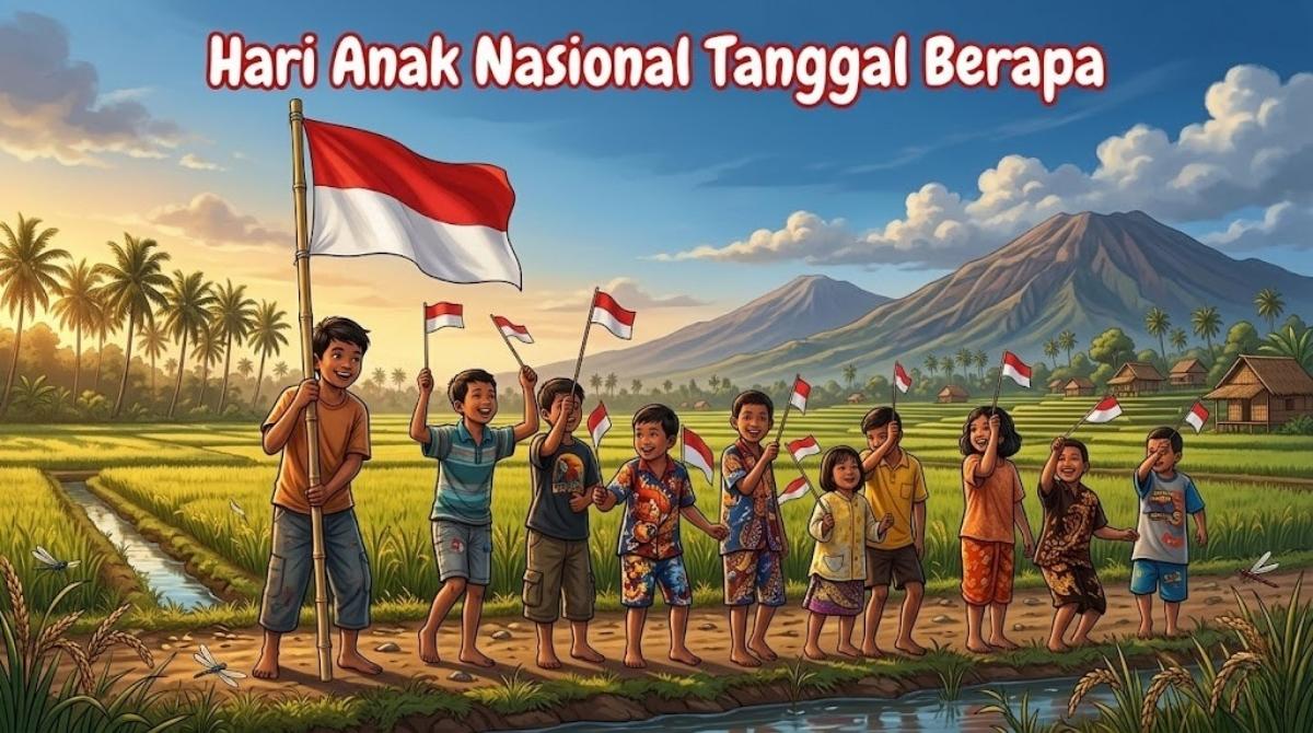 Hari Anak Nasional Tanggal Berapa Catat Jadwal dan Sejarah Pentingnya